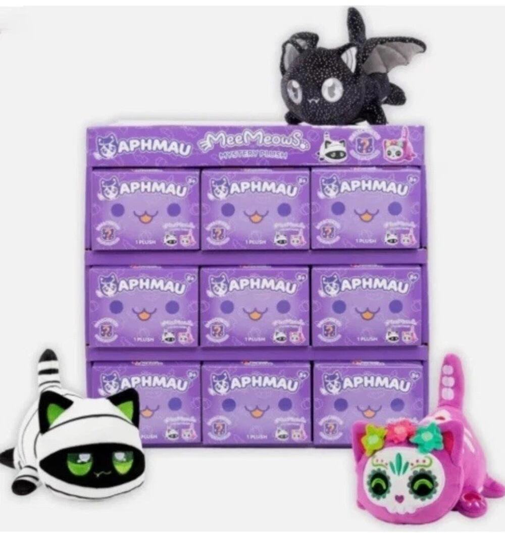 Aphmau MeeMeows Halloween Limited Edition Mystery Plush Case Of 9 Sealed New